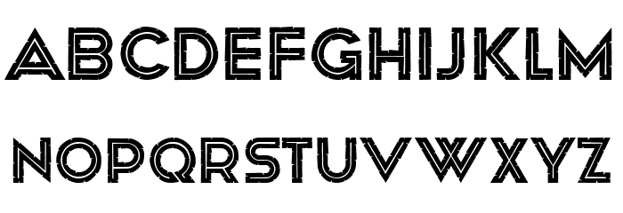 Africa Regular Font LOWERCASE