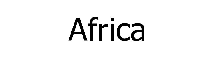 Africa Font