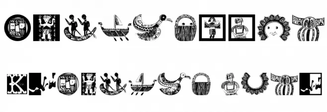 AfricaArt Font OTHER CHARS