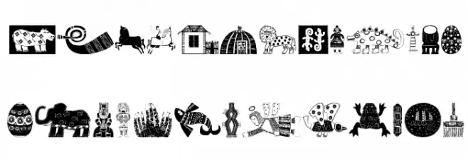 AfricaArtTwo Fuentes MAYÚSCULAS