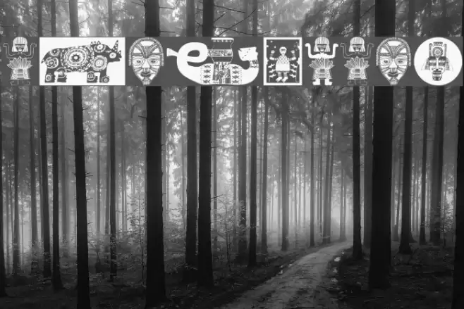 AfricaArt Font examples