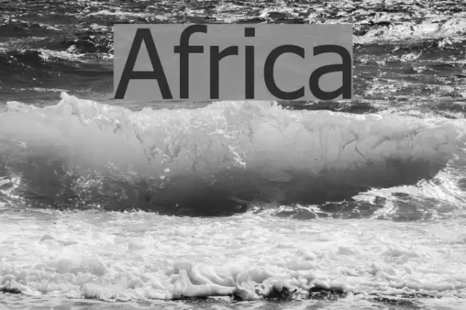 Africa Font examples
