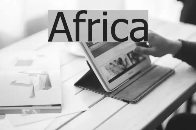 Africa Font examples
