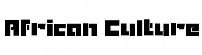 African Culture  لخطوط تنزيل