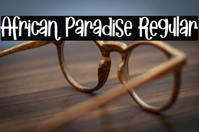 African Paradise Regular Example 1