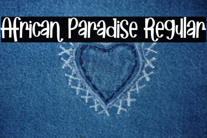African Paradise Regular Example 2