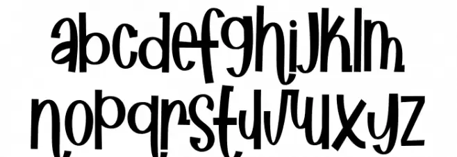 African Paradise Regular Font LOWERCASE