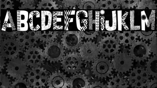 African Style Font examples