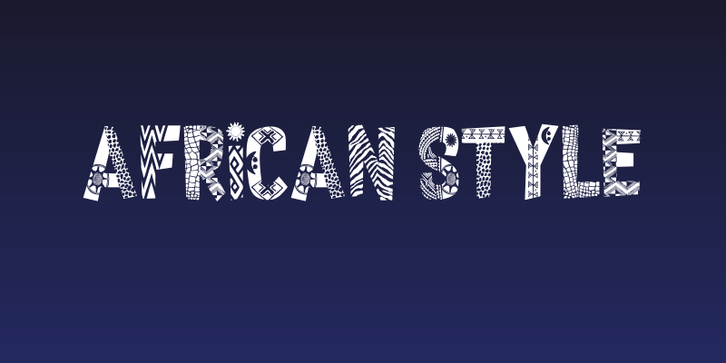 African Style Social Header