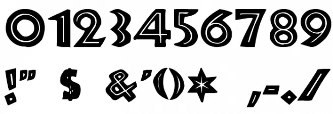 African Font OTHER CHARS