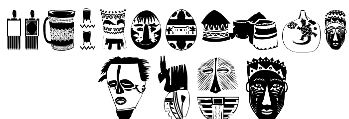 AfricanArtifacts Font OTHER CHARS