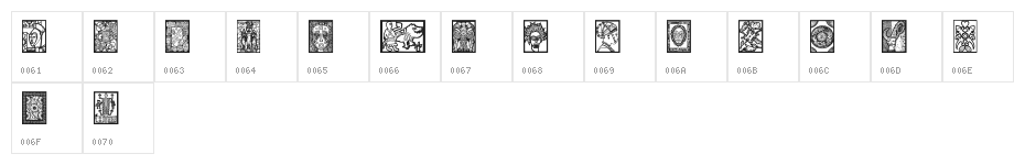 AfricanDesign Character Map