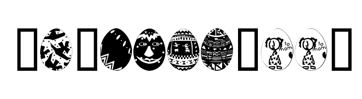 AfricanEggs फ़ॉन्ट