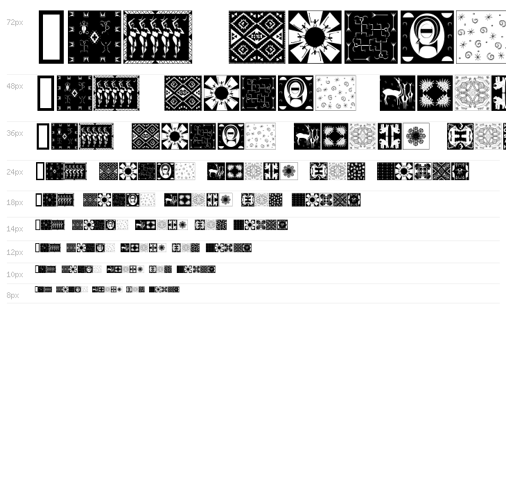 AfricanPattern Waterfall