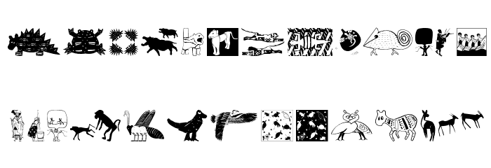 AfricanQueens Font LOWERCASE