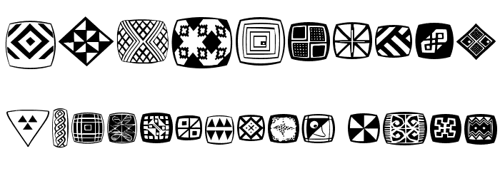 AfricanSymbols Font OTHER CHARS