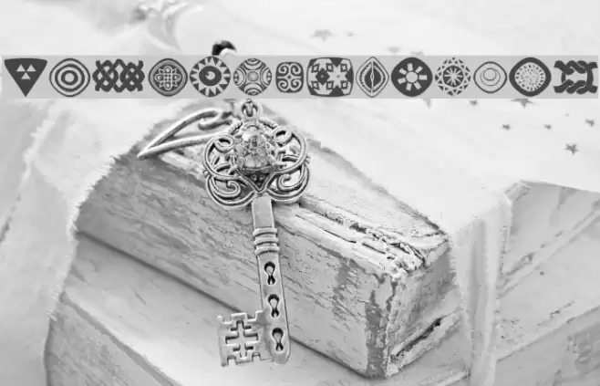 AfricanSymbols Font examples