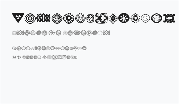 AfricanSymbols Business Card