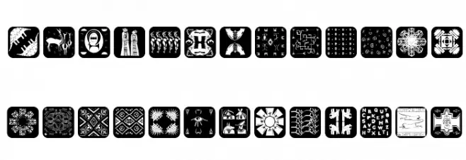 AfricanissimaInvers Schriftart Groß