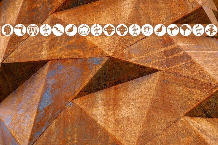 AfricanissimaOSix Font examples