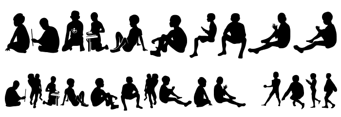 Afrika Children A Rural Font OTHER CHARS