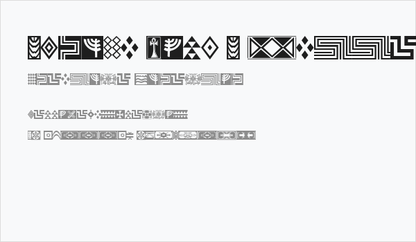 Afrika Gold A Patterns Business Card