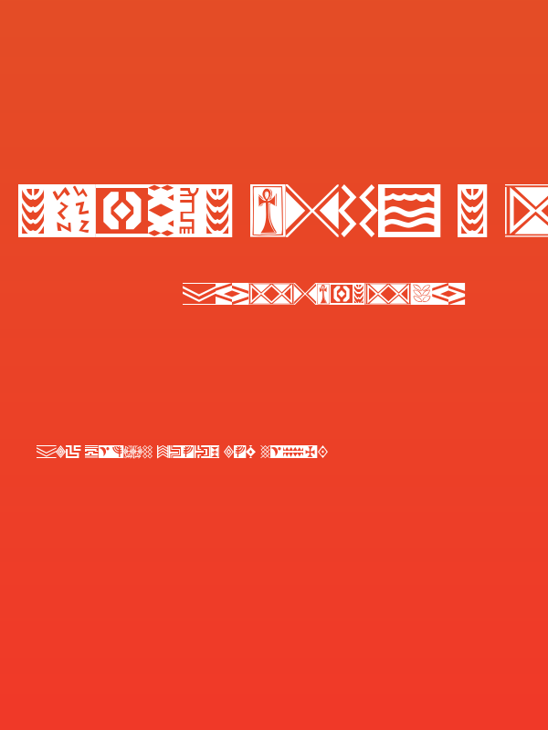 Afrika Gold A Patterns Poster