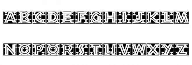 Afrika Images F mBizo Schriftart Groß