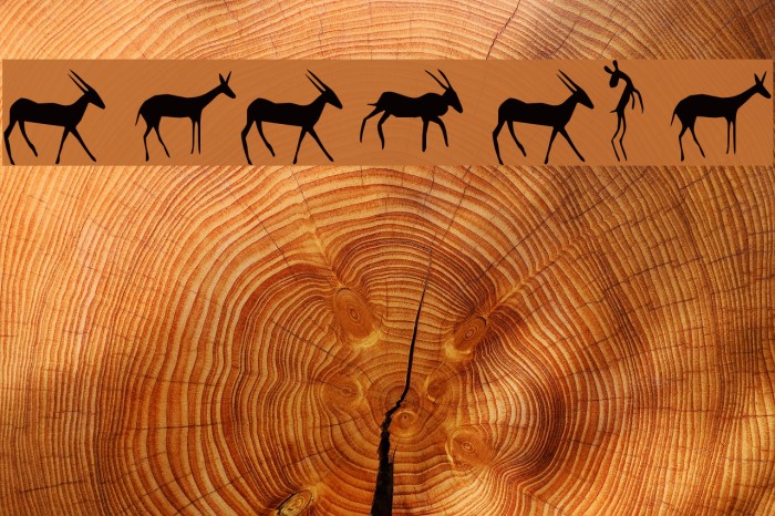 Afrika RockArt F Animals1 Regular Fonte examples