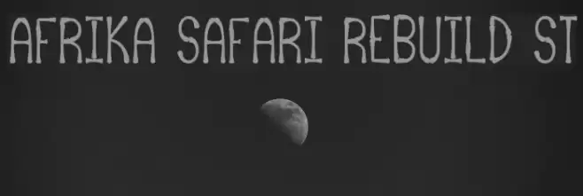 Afrika Safari Rebuild St Font examples