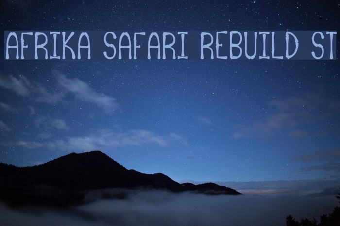 Afrika Safari Rebuild St Fonte examples