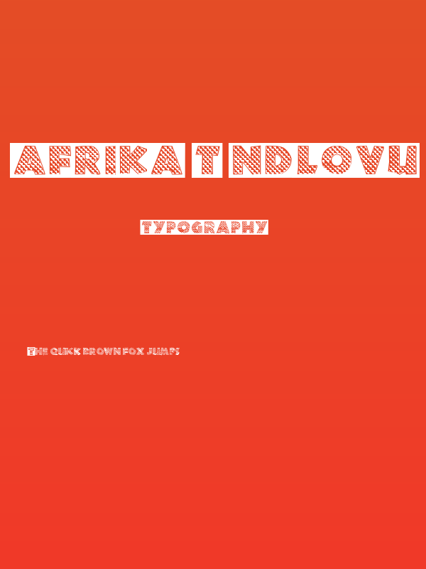 Afrika T Ndlovu Poster