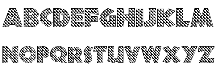 Afrika T Ndlovu Font LOWERCASE