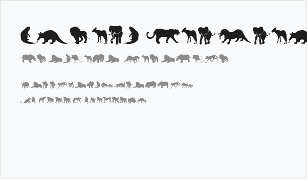 Afrika Wildlife B Mammals2 Business Card