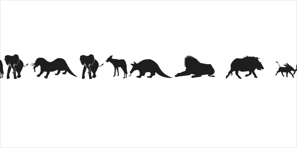 Afrika Wildlife B Mammals2 Logo