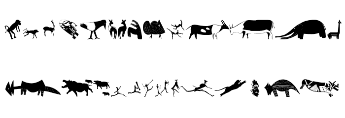AfriquArtes Font LOWERCASE