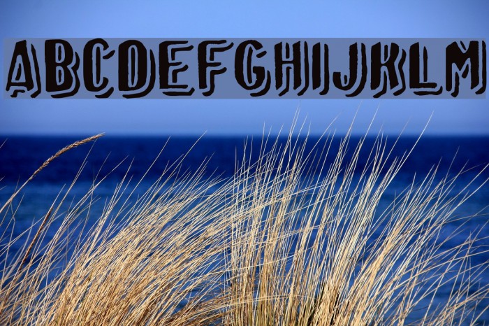 Afro Add plain Font examples