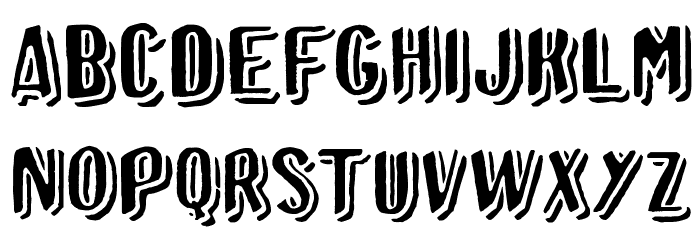 Afro Add plain Font LOWERCASE