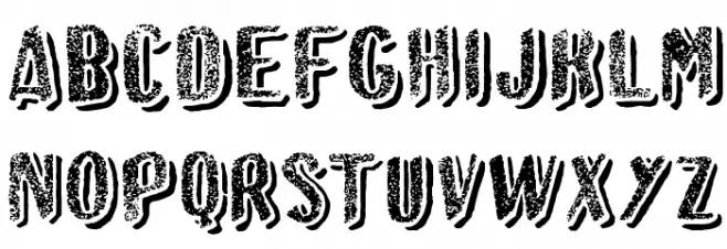 Afro Add Шрифта ВЕРХНИЙ