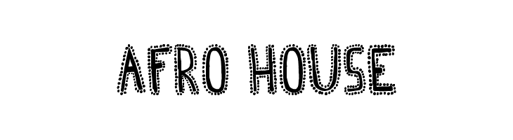 Afro House  les polices de caractères gratuit tlcharger