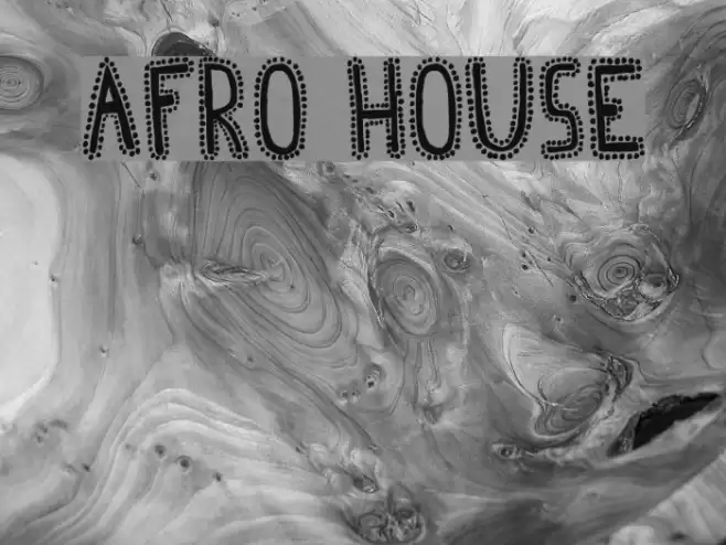 Afro House Font examples