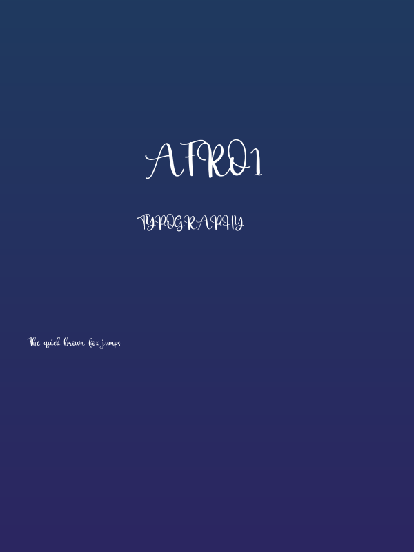 Afro1 Poster