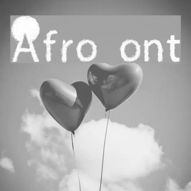 Afro Font examples