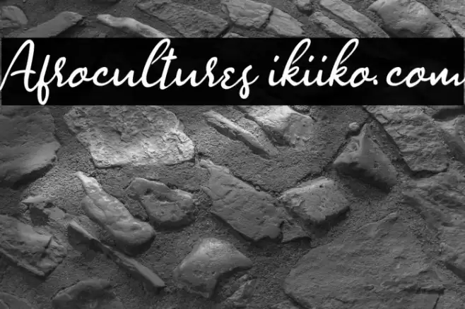 Afrocultures ikiiko.com Caratteri examples