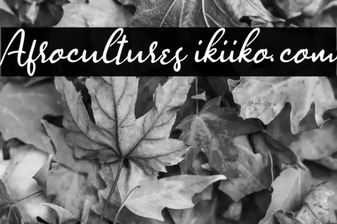Afrocultures ikiiko.com Caratteri examples