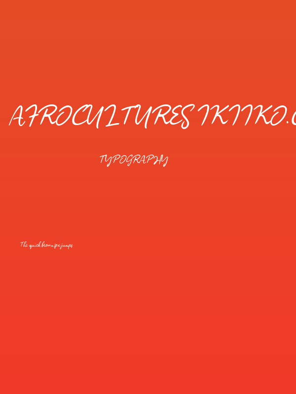 Afrocultures ikiiko.com Poster