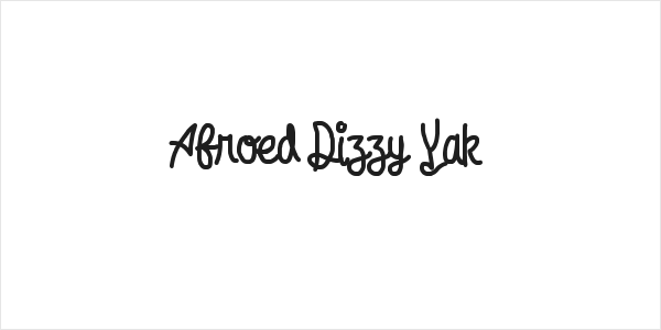 Afroed Dizzy Yak Logo