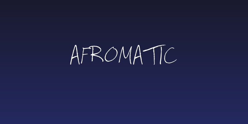 Afromatic Social Header