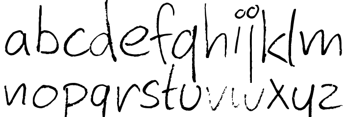 Afromatic Font LOWERCASE