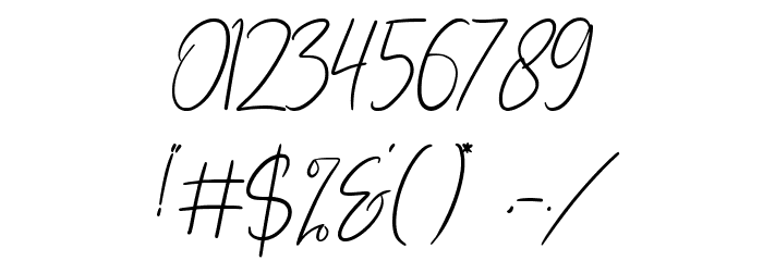 Afronghey Font OTHER CHARS